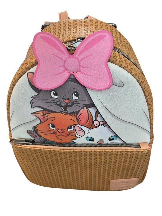 Loungefly The Aristocats Kittens Basket Mini Backpack Marie Toulouse Berlioz NWT
